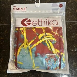 Ethika Underwear For Men Golden Barbed Wire All Over Print For Men Size XXXL 3XL